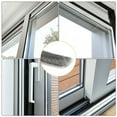thumbnail image 4 of Sellos de cepillo adhesivos para aislamiento de clima 3/16" x 3/8" x 49 pies para puertas corredizas, ventanas y armarios, gris, 4 of 5