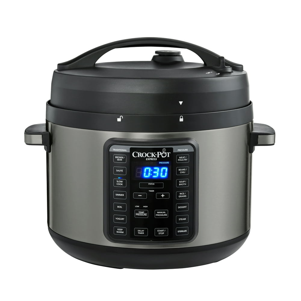 CrockPot 10Qt. Express Crock Pressure Cooker with Easy Release Steam