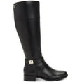 thumbnail image 2 of Charter Club Womens Johannes Faux Leather Tall Knee-High Boots, 2 of 3