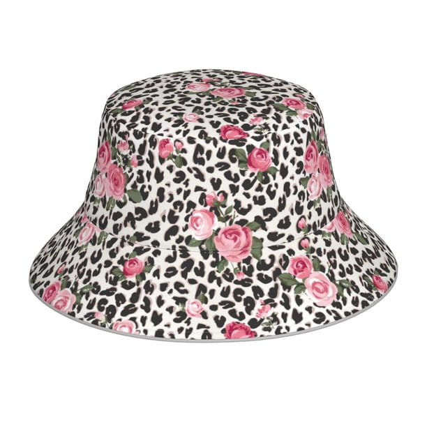 Balery Rose Mix Leopard 3 Sombreros para el sol para hombre y mujer, sombrero de pescador con UPF 50+