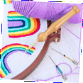thumbnail image 2 of 1 Set Embroidery Embroidery Kit Punch Needle Kit Needle Punch Needle Embroidery Tool Needle for Punching DIY,1 set punch needle kit, 2 of 8