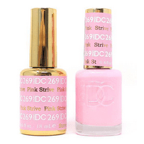 DND - Matching Color Soak Off Gel - DC Collection - DC269 PINK STRIVE