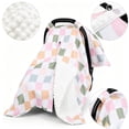 thumbnail image 5 of Baby Car Seat Cover, Minky Warm Winter Car Seat Covers for Babies, Peekaboo Opening Infant Car Seat Cover, Nursing Cover Carseat Canopy, 5 of 5