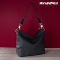 thumbnail image 2 of Bolso Hobo Montana West MWC-128BGY de cuero vegano para mujer, 2 of 7