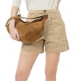 thumbnail image 4 of Summer Women High Waisted Casual Denim Shorts Denim Shorts Wide Leg Shorts with Pockets, 4 of 6