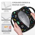 thumbnail image 5 of Vsdgher Insulated Lunch Bag Simple Bento Cooler Bag Lunch Tote Bag , Suitable for picnics, school, work (Gamepads Print ), 5 of 5