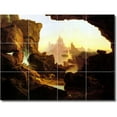 thumbnail image 1 of Ceramic Tile Mural-Thomas Cole Landscapes Painting 486. 24" w x 18" h using (12) 6 x 6 ceramic tiles, 1 of 3