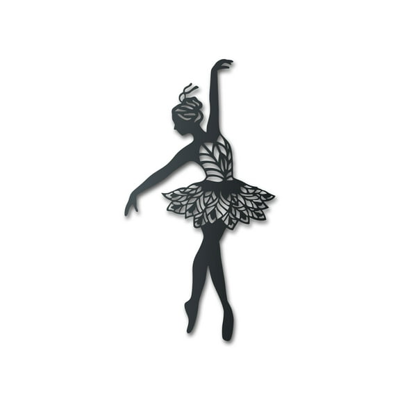 Metal Ballerina Dancer Wall Art 46
