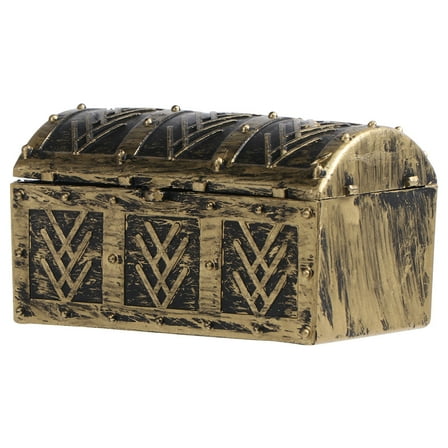 OFFIGAM 12pcs Pirate Treasure Chest Boxes Plastic Storage Containers for and Vintage Party Favors