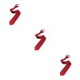thumbnail image 2 of braveheart Hommes Polyester Cravate Solide Cravate Mode Cravate avec Noeud Assorti Complet Unisexe Pull Corde Cravate pour Robe de Mariée Partie Vin Rouge 3Set, 2 of 6