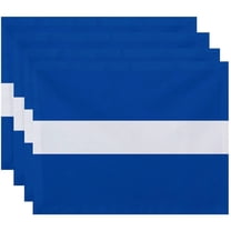 Simply Daisy 18" x 14" Narrow the Gap Stripe Print Placemats, Set of 4