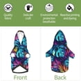 thumbnail image 6 of Sikiie Colorful Tropical Leaves Dog Hoodie,Dog Clothes,Dog Sweatshirt ,Dog Shirt, Dog Clothes for Puppy Kitten Small Dogs Cats-Small, 6 of 7