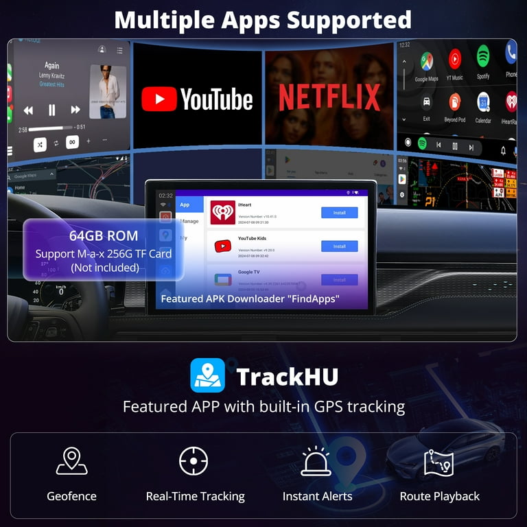 ATOTO Carplay Ai Box Gen 2 AI Smart Box 4G+64G Wireless CarPlay