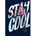 thumbnail image 2 of Boy's Mickey & Friends Stay Cool Snowboarding  Graphic Tee Navy Blue Medium, 2 of 4