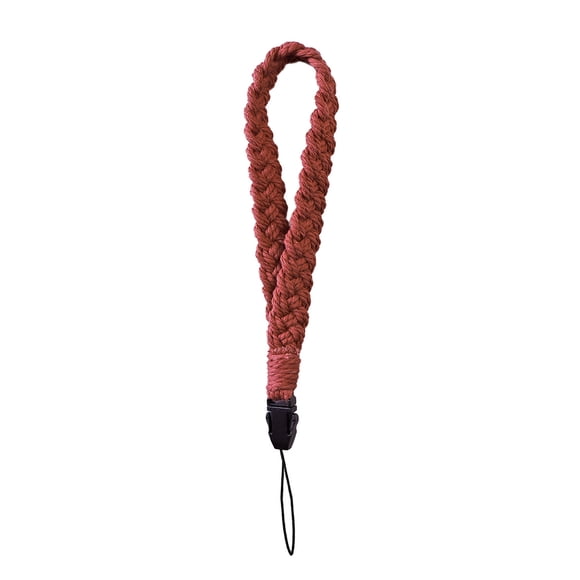 Naiovety Cuerda de mano para teléfono, correa de muñeca de algodón, portátil, para exteriores, para teléfono móvil, llaves, organizador de cámara, Artesanía Rojo Naiovety HA074174-03