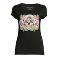 thumbnail image 5 of Sugar Skull Women’s Short Sleeve Graphic Tee, 5 of 5