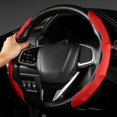thumbnail image 2 of A Protector para volante de coche, decoración, 2 mitades, cubierta para volante, 2 of 5