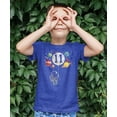 thumbnail image 3 of 11th Birthday Rocket Astronaut Themed Shirt with Moon Balloon and Planets for Boys & Girls Vintage Royal Shirt Youth Large, 3 of 5