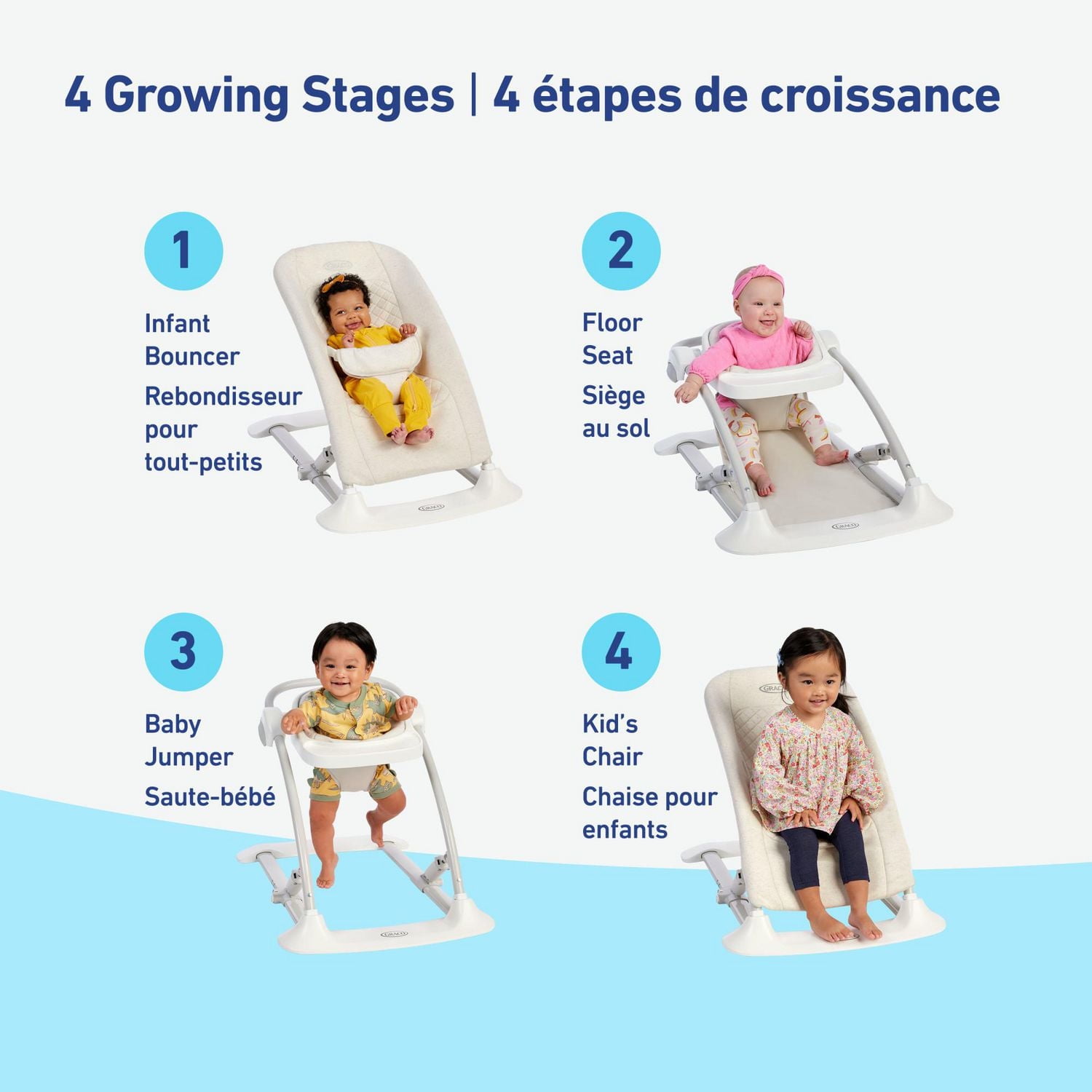 Rebondisseur d’activités 4-en-1 Graco JumpStart