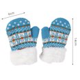 thumbnail image 2 of Guantes lindos y nuevos para niños Guantes cálidos de felpa, azul, 2 of 5