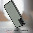 thumbnail image 3 of For Samsung A15 5G Polished Oil Thick Acrylic Metal Button Hybrid Case Cover - Black, 3 of 3