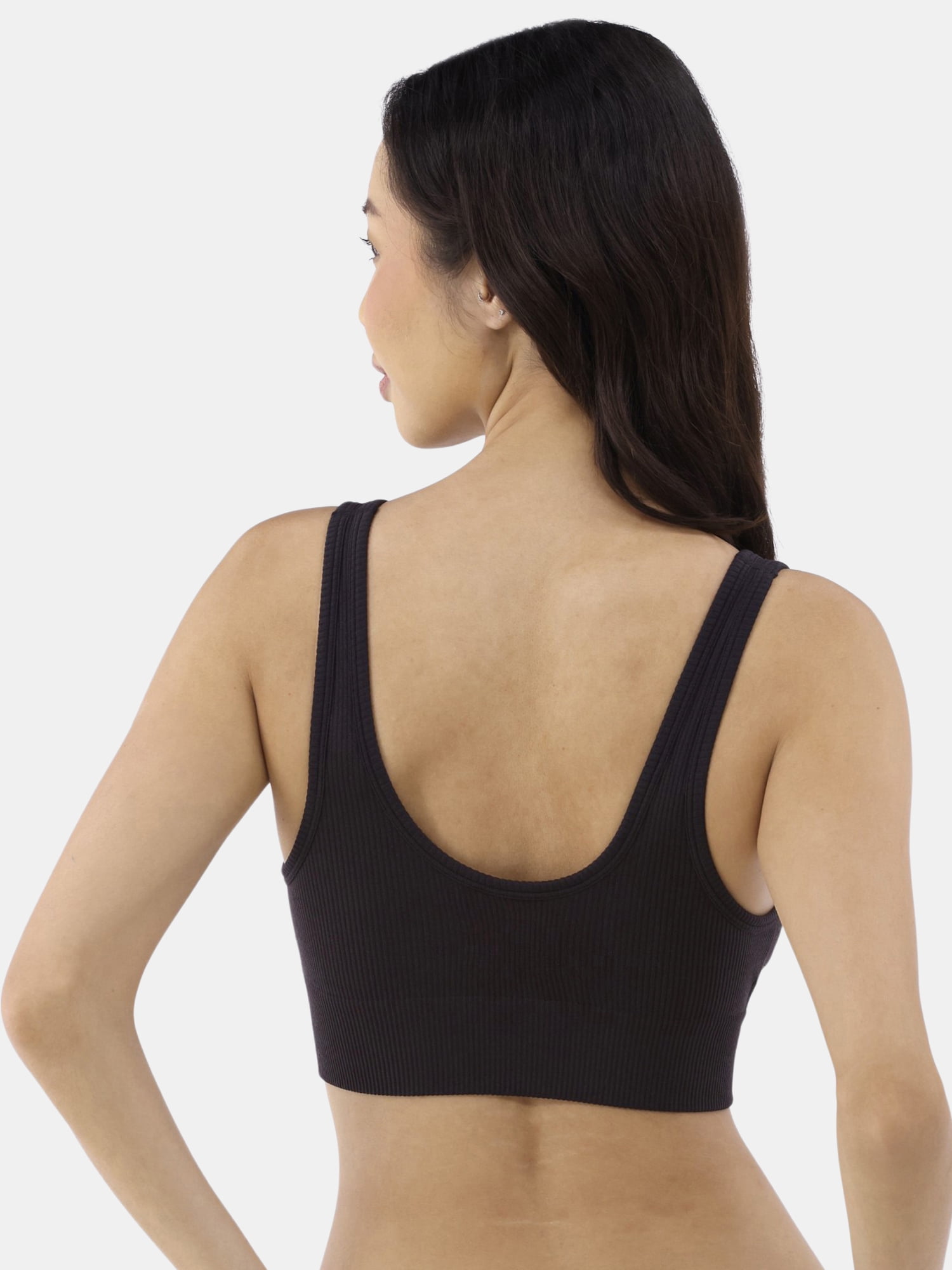 No Boundaries Double Scoop Seamless Bra, 2-Pack, Women’s, Sizes XS-3XL