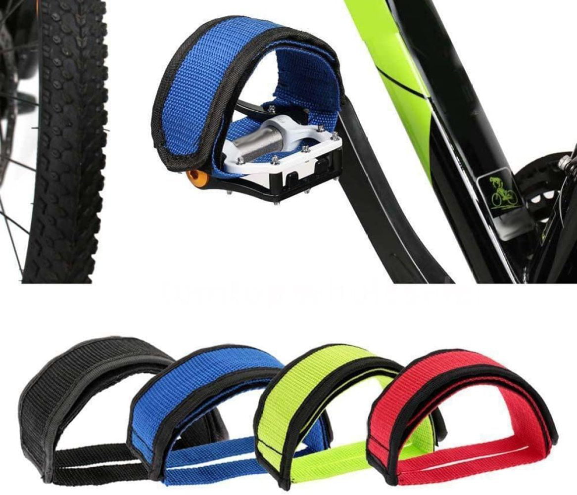 lasenersm 1 Pair Bicycle Feet Strap Exercise Bike Pedal Straps Foot Pedal Straps for Fixed Gear Bike DIY Bike Enthusiasts