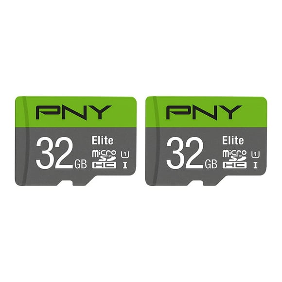 Tarjeta de memoria PNY 32GB Elite Class 10 U1 microSDHC x2