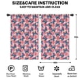 thumbnail image 2 of Blackout Kids Curtains,White Butterfly Red Blue Leaf Pattern Childrens Insulated Curtains Set Of 2,Bedroom Essentials,Toddler Room Decor 42"x63", 2 of 5