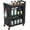Black, variant on Auto Detailing Cart with Wheels,3 Tier Rolling Detail Cart with 12 Grooves, Car Wash Detail Trolley with 2 Hanging Plate & Hooks,Organizer Carts for Detailers Garage, Workshop, BlackRed