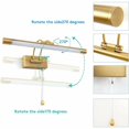 thumbnail image 4 of Gallery-Quality Art Light for Your Home, Integrated LEDs Adjustable Arm Design Hard-Wired Connection, 400mm*190mm*100mm, 4 of 5