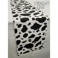 thumbnail image 3 of Black & White Cow Spots Table Runner by Penny's Needful Things (8 Feet Long - STRAIGHT), 3 of 3