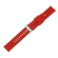 thumbnail image 3 of Uxcell Silicone Watch Band 21mm Soft Rubber Watch Strap with Plated Stainless Steel Buckle for Men Women, Red, 3 of 6
