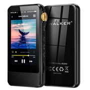 Hifi Walker H20 Pro Hi-Res MP3 Player, Bluetooth Lossless Music Player with Dual DAC, 3.2 Touch, DSD256/32bit 192kHz, aptX/LDAC, 3.5mm & 4.4mm Output, 64GB SD Card