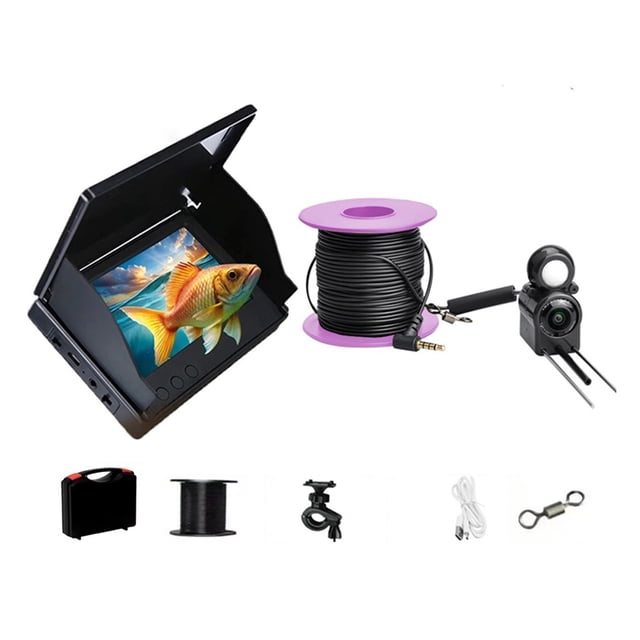 Underwater Fishing Camera IPS Monitor Portable Video Fish Finder Cam Waterproof 15/20/30m Cable