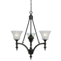 Cal Lighting 3 Lights Rockwood Iron Chandelier