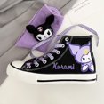 thumbnail image 4 of Canvas Shoes For Students, Cute Cartoon Casual Skate Shoes, Kuromi Skate Shoes, Couple Flat Shoes, 4 of 12