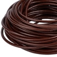 10M Round Cowhide Leather Cord with 1Pc Organza Drawstring Gift Bags — free download