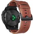 thumbnail image 1 of wonima44 Compatible With Garmin Watch Band, Genuine Leather Watch Band, Retro Vintage Strap For fēnix/Forerunner/Vivoactive/Approach/MARQ/quatix/D2 Series Tough Replacement Band, 1 of 1