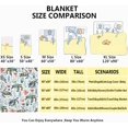 thumbnail image 5 of Sea Turtle Blanket, Ultra Soft Turtle Throw Blanket for Boys Girls, Sea Turtle Ocean Animal Pattern Blanket Decor Gifts for Couch Sofa Bed,Turtle Lovers Gifts,40"x50"-Kids/Throw Size, 5 of 6