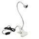 thumbnail image 3 of Protección para los ojos Lámpara de abrazadera de luz de escritorio LED Flexible LED Lectura de libros USB Clip para dormitorio, Luz blanca plateada Inevent DZ4858-04, 3 of 7