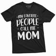 thumbnail image 3 of My Favorite People Call Me Mom T-Shirt Mother'S Day Gifts Unisex Womens Birthday Tee (3X-Large Navy Blue), 3 of 5