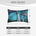 thumbnail image 6 of EasygdpFantasy Mushrooms Polyester Fiber Double-Sided Pillowcase,Super Soft,Comfortable And Luxurious Pillowcase,Not Easy To Break Or Deform- 16"X24", 6 of 9