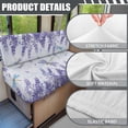 thumbnail image 6 of XYZCANDO Lavender Dragonfly RV Booth Seat Covers Dirt-Resistant RV Couch Cover, Easy to Install Comfortable RV Sofa Seat Covers Fit for RV Split Bench Seat Booth Seats, 6 of 7