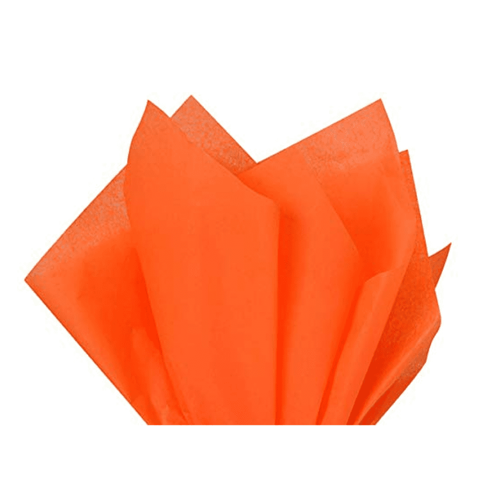 Orange Color Tissue Paper 15 x 20 480 Pack Premium High Quality Gift