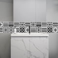 thumbnail image 2 of 10 piezas/juego de pegatinas vintage para azulejos de baño y cocina, pegatinas de pared de PVC segundo, 2 of 9