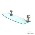 thumbnail image 3 of Venus Collection 18-in Glass Shelf in Venetian Bronze, 3 of 5