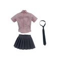 thumbnail image 4 of Runquan 1/6 Scale Female Shirt Scene Photo Prop Educational Toy Action Figures Skirt Pink, 4 of 8