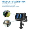 thumbnail image 3 of Universal Marine Kayka Electronic Fish Finder Mount Fishfinder Plate Rotating Boat Supporter, 3 of 9