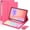 coral red+mouse, variant on 7-Color Backlit Keyboard Case, Black for iPad Mini 6/7